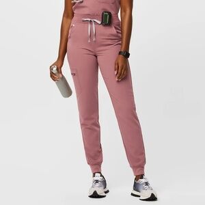 FIGS High Waisted Zamora Joggers Mauve size Small Tall
